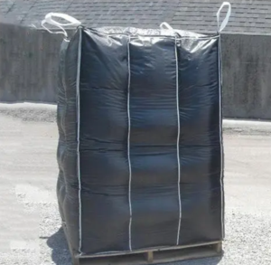 Carbon black tensioning FIBC bag